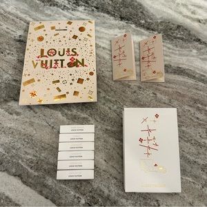 New - Louis Vuitton 6 perfume samples from Paris plus bag and box